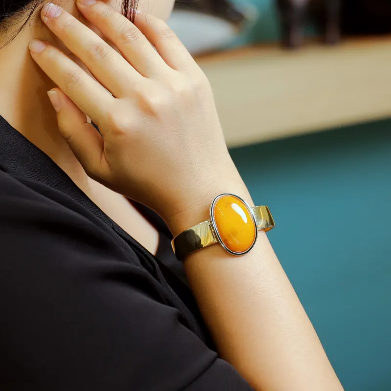 S&A Amber Beeswax Bangles Women's-4