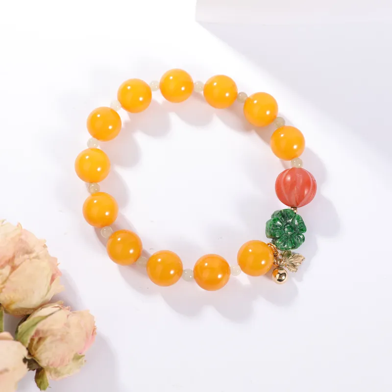 S&A Amber Beeswax Bracelets Women's-1