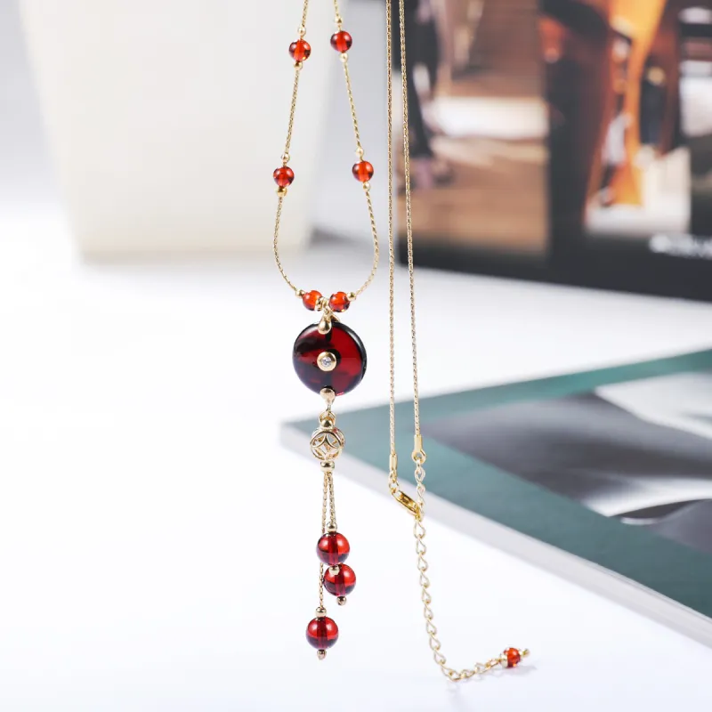 S&A S925 Silver Fine Jade Necklaces Women's-6