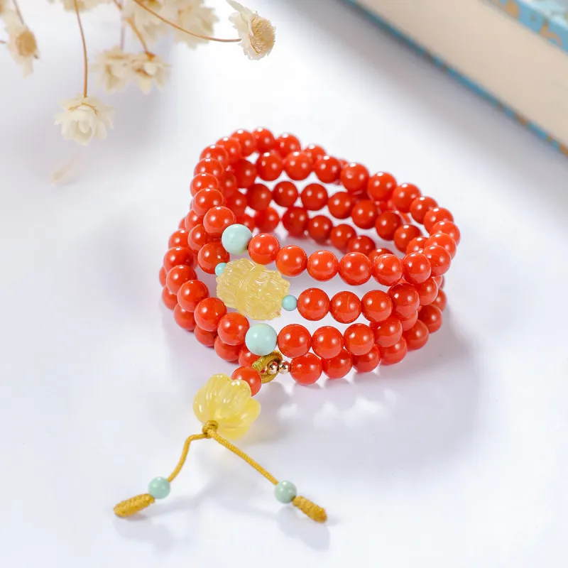 S&A Southern Red Agate Bracelets Women's-4