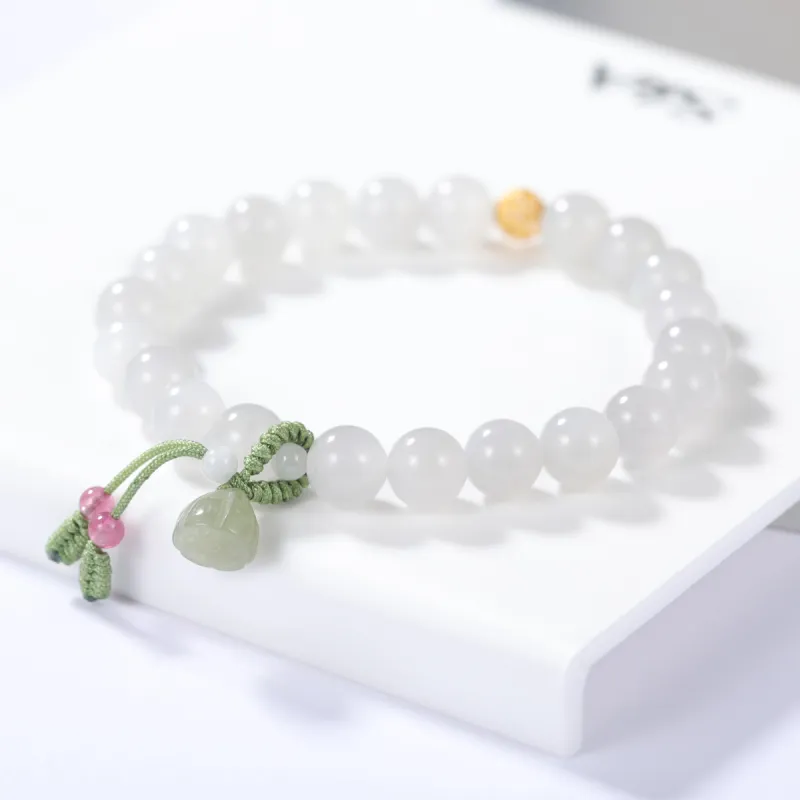 S&A Hetian Jade Bracelets Smoky Blue Women's-1