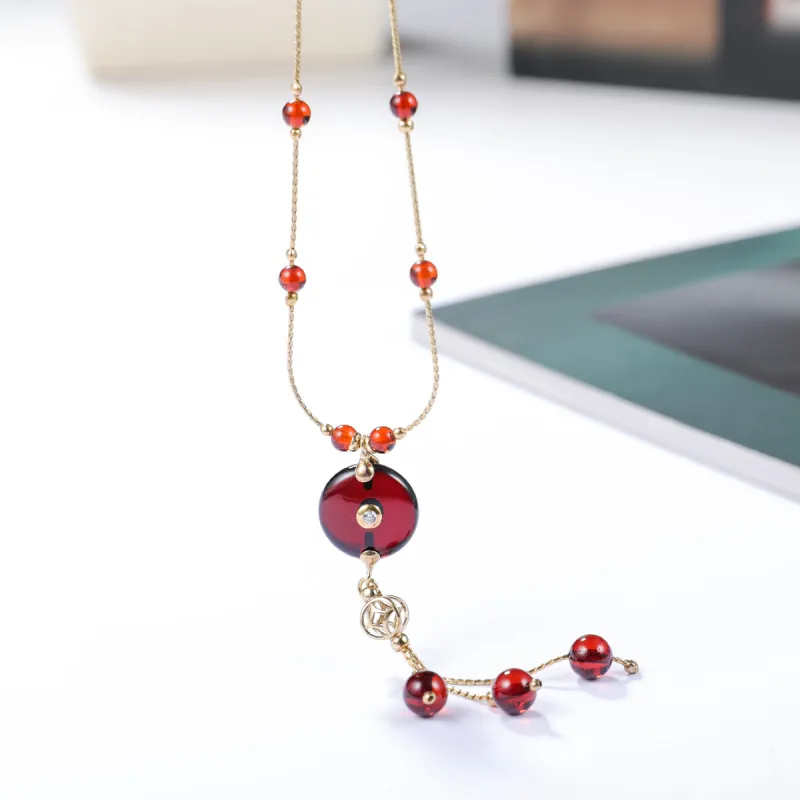 S&A S925 Silver Fine Jade Necklaces Women's-5