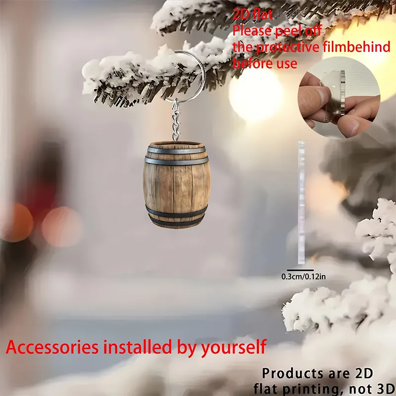 LINGJIE Acrylic Pendants Unisex-3
