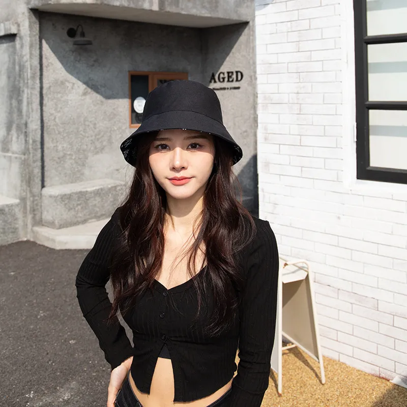 LINGJIE Polyester Bucket Hats Unisex-1