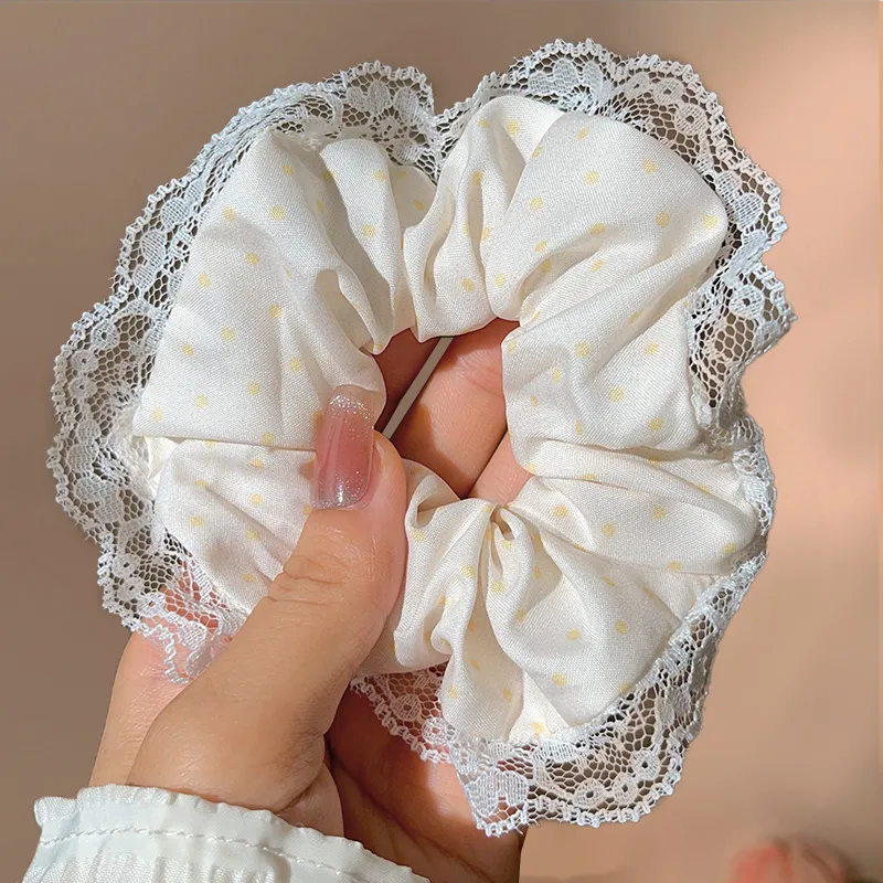 LINGJIE Fabric Hair Tie Women's Multiple Colors-3