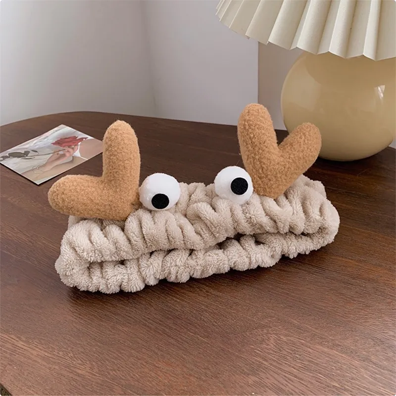 LINGJIE Polyester Hair Bands Unisex Khaki-3