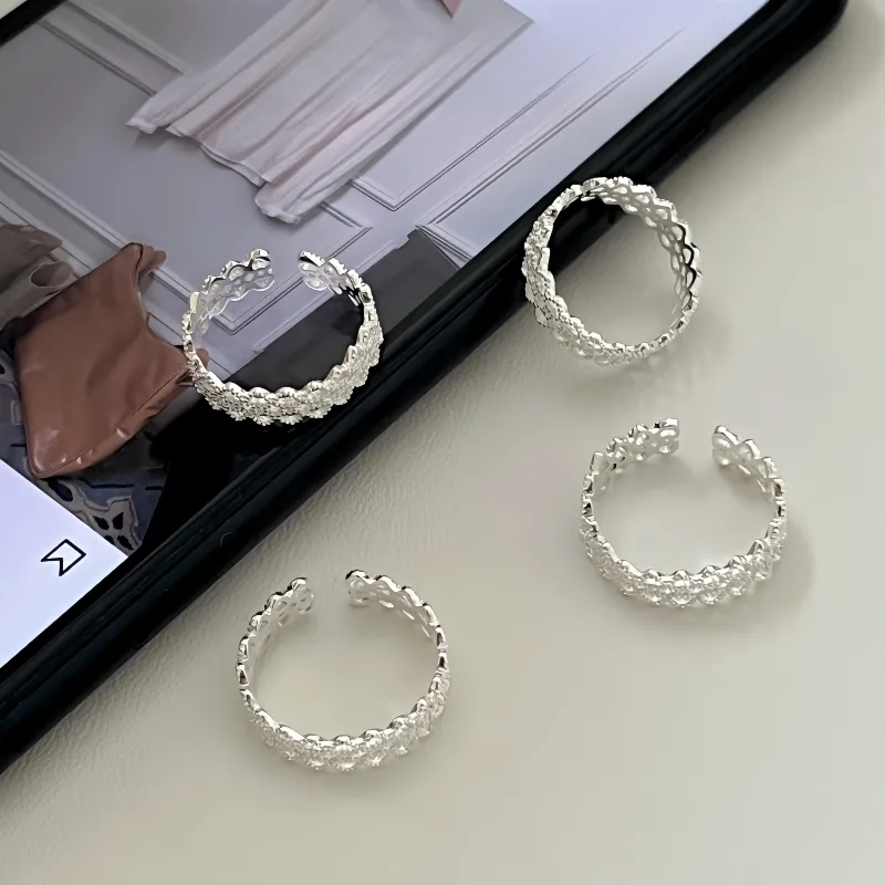 MDDHR 925 Sterling Silver Rings Women's-3