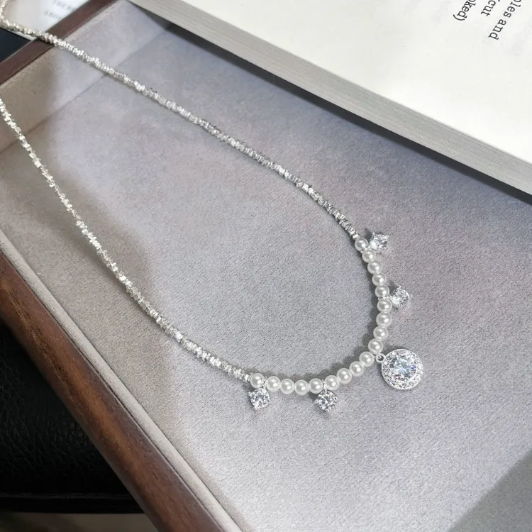 MDDHR 925 Sterling Silver Necklaces Women's-3