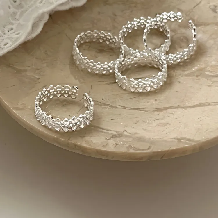 MDDHR 925 Sterling Silver Rings Women's-1