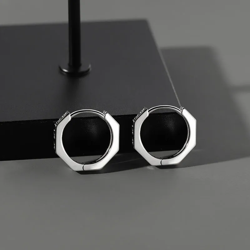 MDDHR Silver Plated Earrings Men's-3