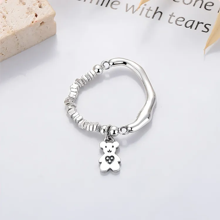 MDDHR 925 Sterling Silver Rings Women's-4