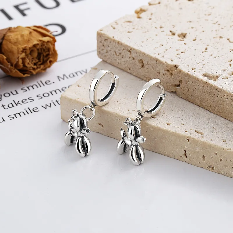 MDDHR 925 Sterling Silver Earrings Women's-2