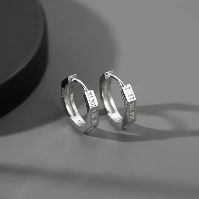 MDDHR Silver Plated Earrings Men's-1