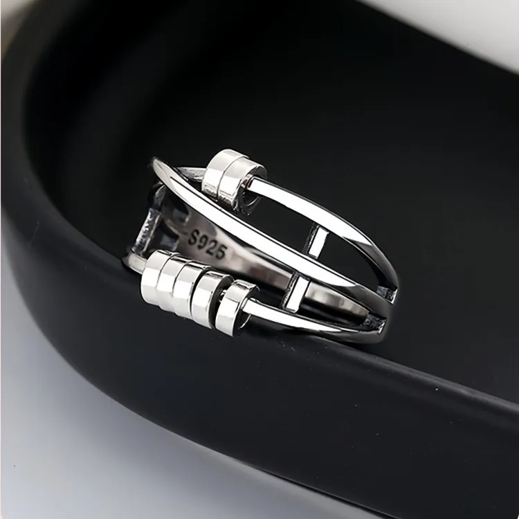 MDDHR 925 Sterling Silver Rings Women's-3