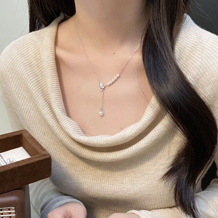 MDDHR 925 Sterling Silver Necklaces Women's-3