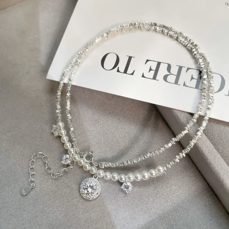 MDDHR 925 Sterling Silver Necklaces Women's-1