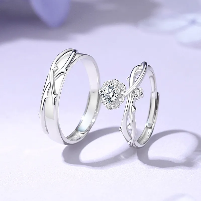 MDDHR 925 Sterling Silver Rings Unisex-3