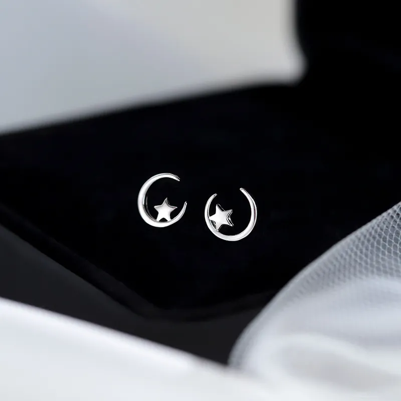 MDDHR Copper Nickel Alloy Stud Earrings Women's-1