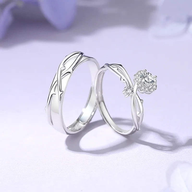 MDDHR 925 Sterling Silver Rings Unisex-1