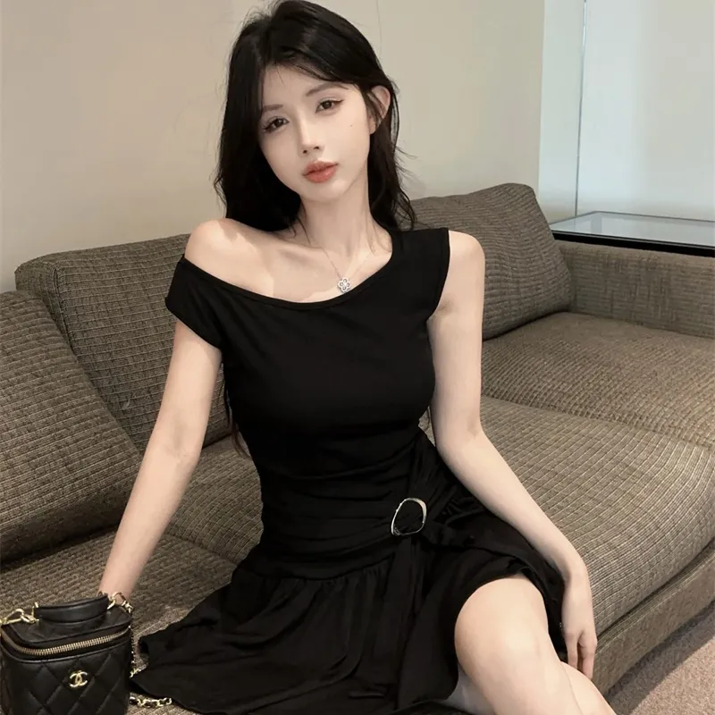 OURUOKE Sleeveless Dress Women's-3