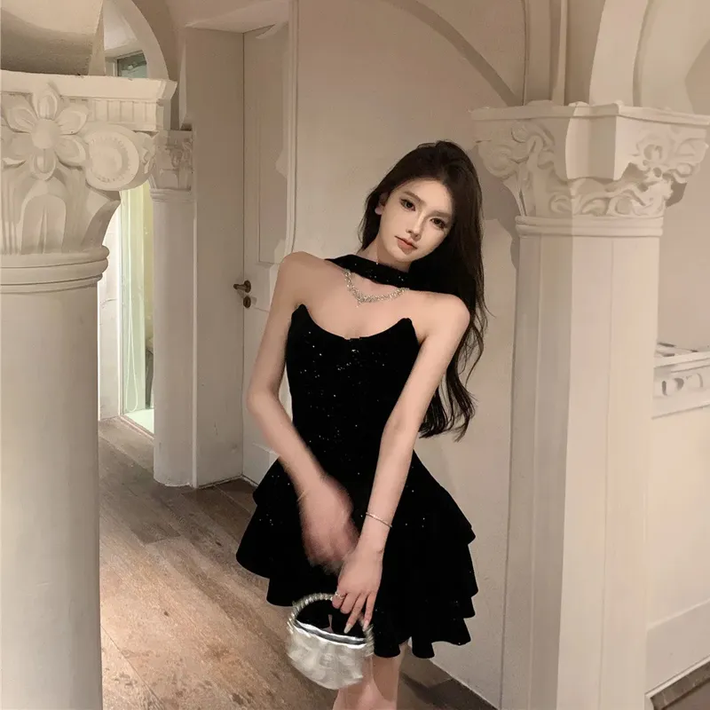 OURUOKE Sleeveless Dress Women's-3