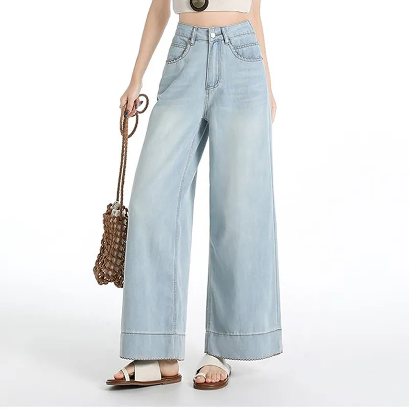 OURUOKE Jeans Women's-2