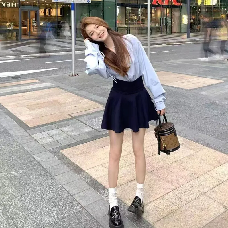 OURUOKE Two Piece Skirt Sets Women's-5