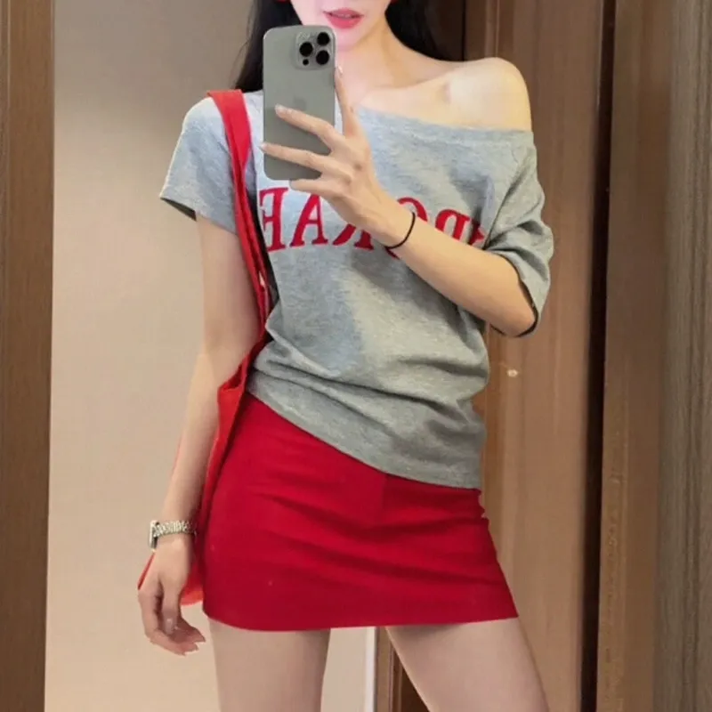 OURUOKE Two Piece Skirt Sets Women's-2