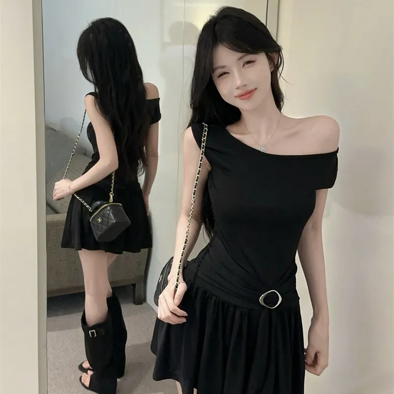 OURUOKE Sleeveless Dress Women's-5