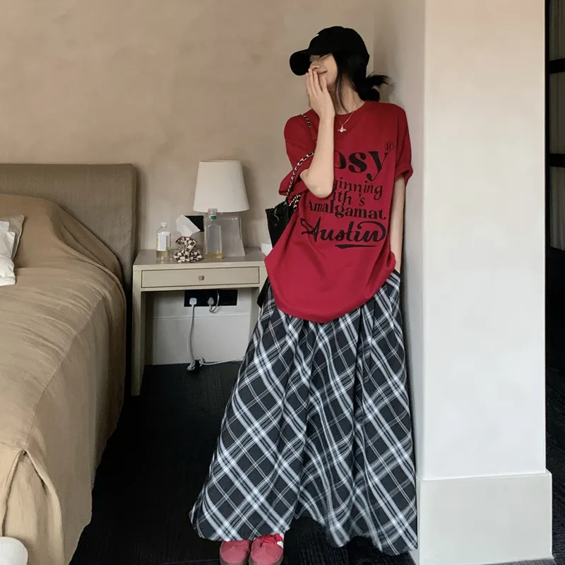 OURUOKE Two Piece Skirt Sets Women's-3