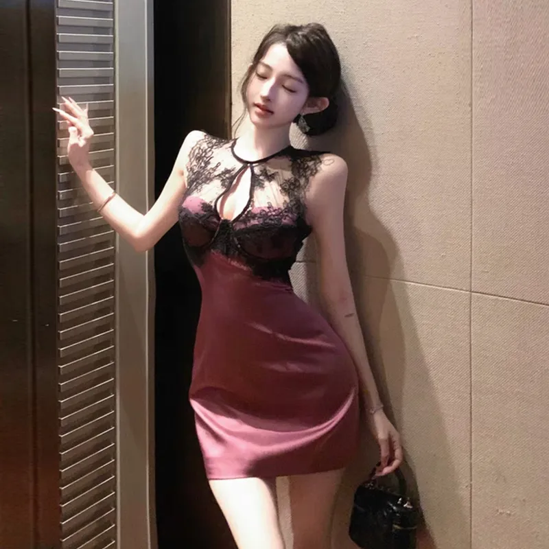 OURUOKE Sleeveless Dress Women's-5