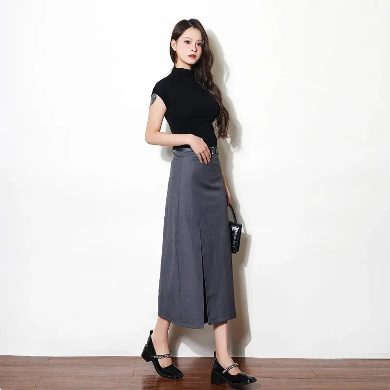 OURUOKE Two Piece Skirt Sets Women's-3
