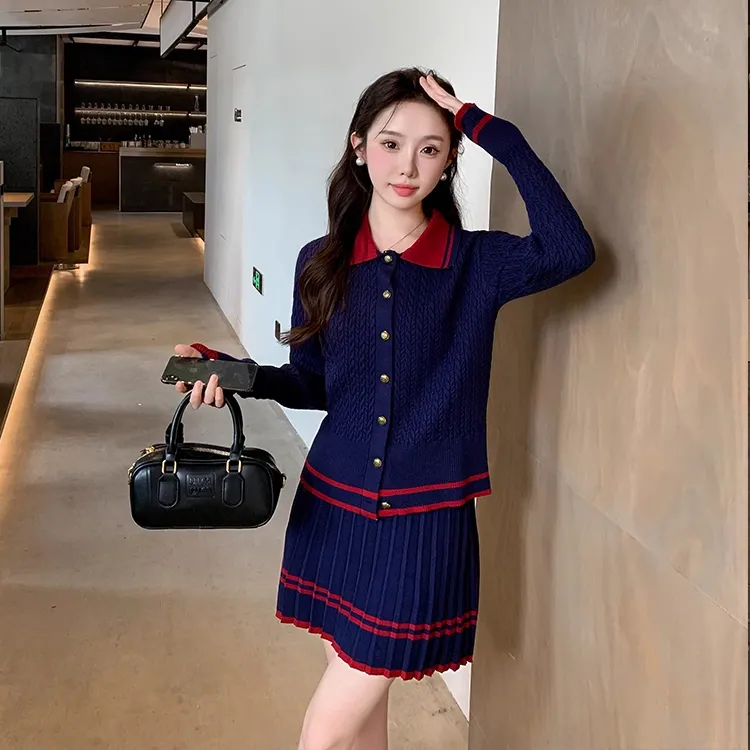 OURUOKE Two Piece Skirt Sets Women's-8