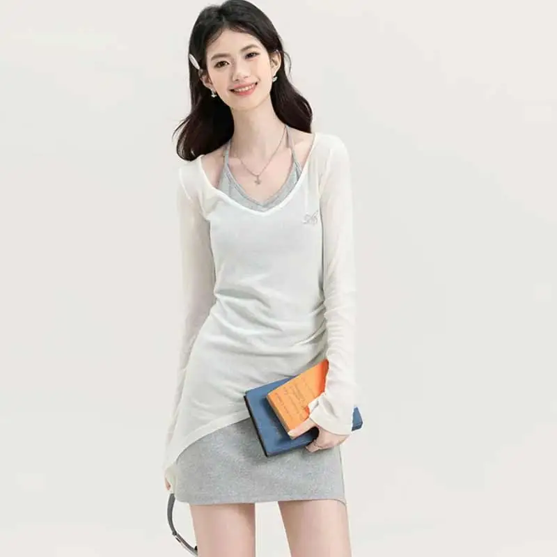 OURUOKE Two Piece Skirt Sets Women's-1