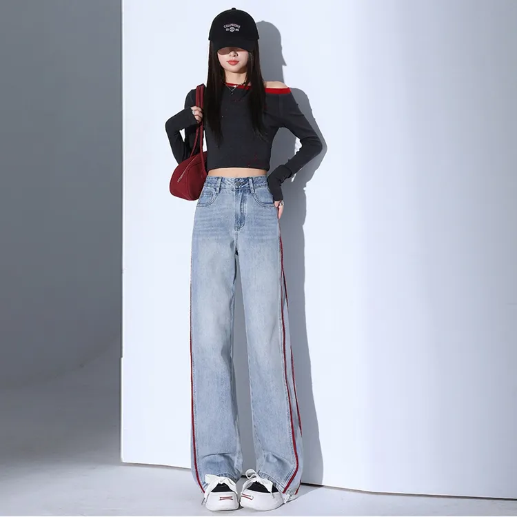 OURUOKE Jeans Women's-2