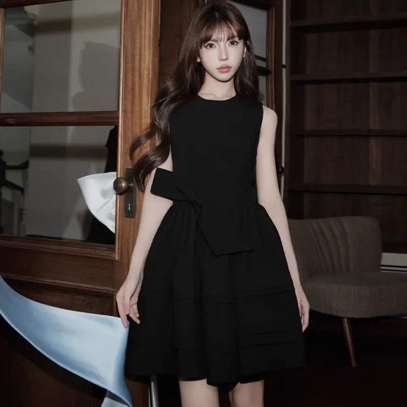 OURUOKE Sleeveless Dress Women's-8