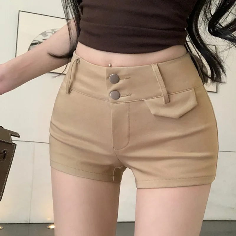 OURUOKE Casual Shorts Women's-3