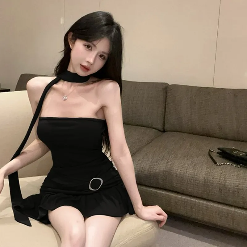 OURUOKE Sleeveless Dress Women's-8