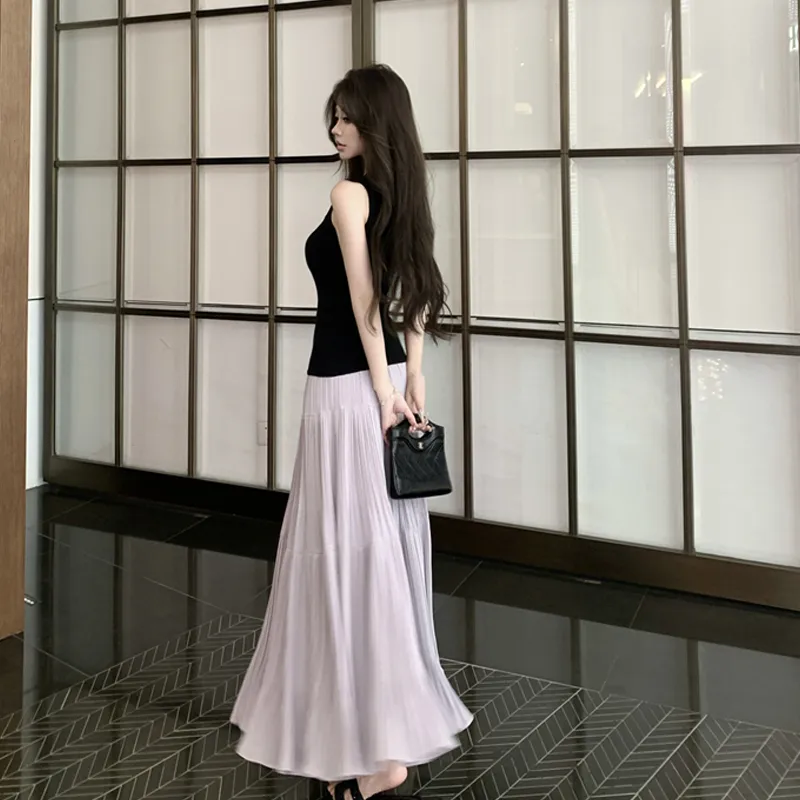 OURUOKE Two Piece Skirt Sets Women's-6