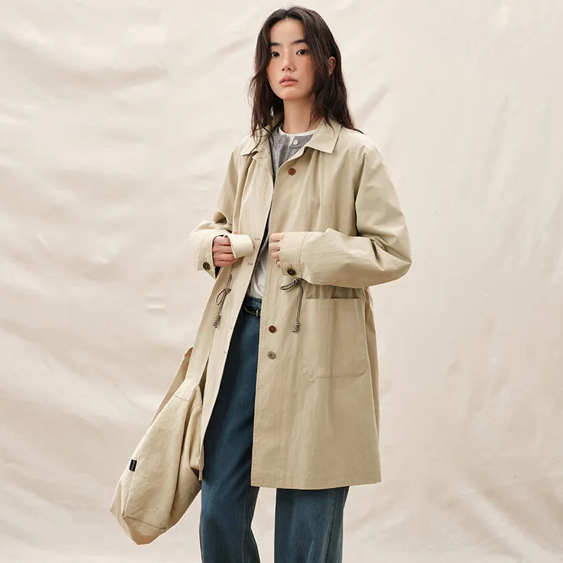 Octopus Me Trench Coats Women's-3
