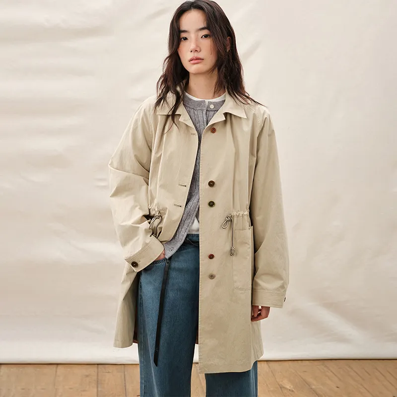 Octopus Me Trench Coats Women's-4
