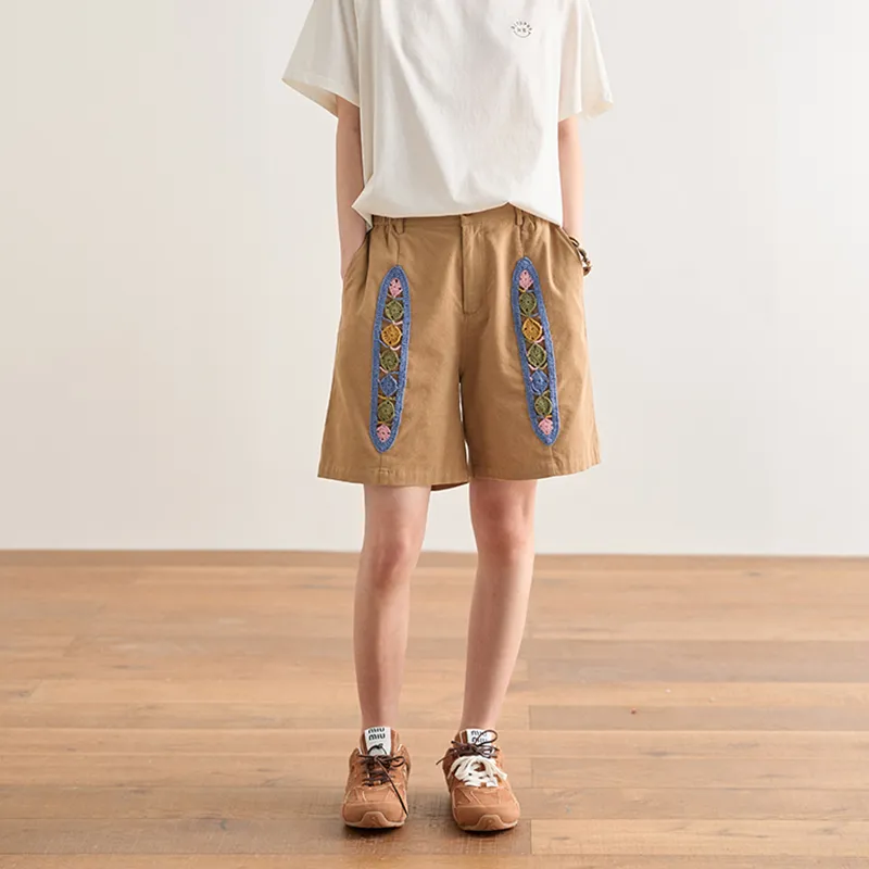 Octopus Me Casual Shorts Women's-0