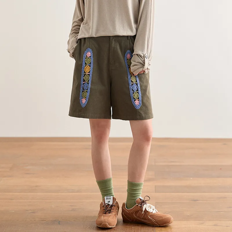 Octopus Me Casual Shorts Women's-4