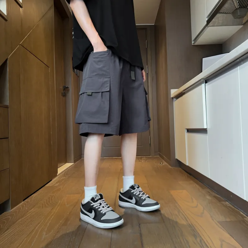 PAINT STAIN Cargo Shorts Unisex-35