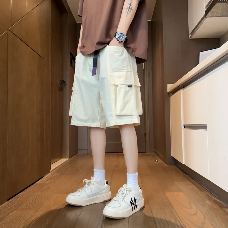 PAINT STAIN Cargo Shorts Unisex-7
