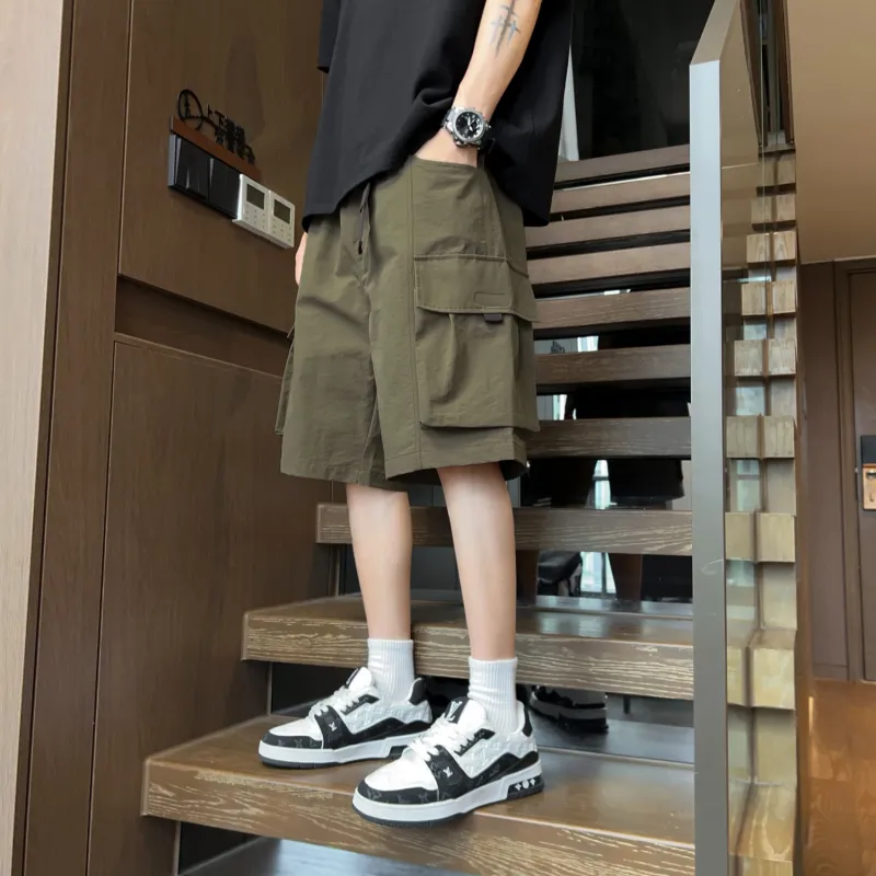 PAINT STAIN Cargo Shorts Unisex-28