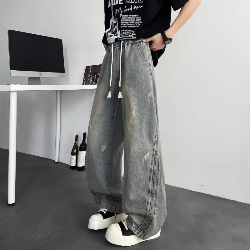 AHCN Jeans Unisex Vintage Blue-2