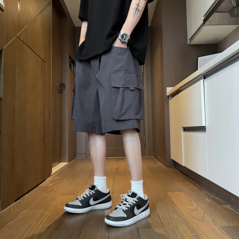 PAINT STAIN Cargo Shorts Unisex-34