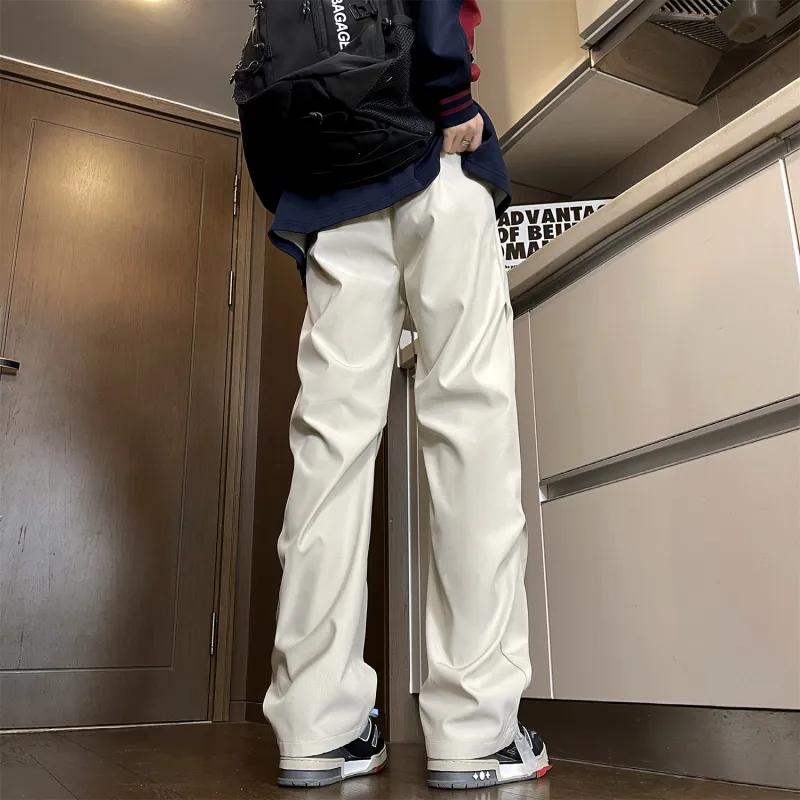 AHCN Casual Pants Unisex Apricot-9