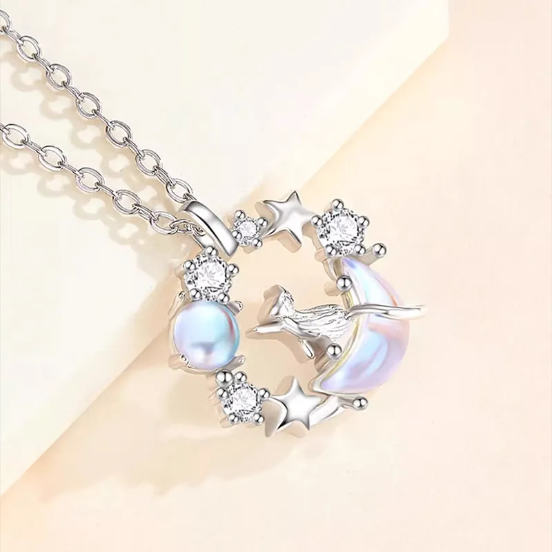 CHINA GOLD S925 Silver Necklaces Women's-2